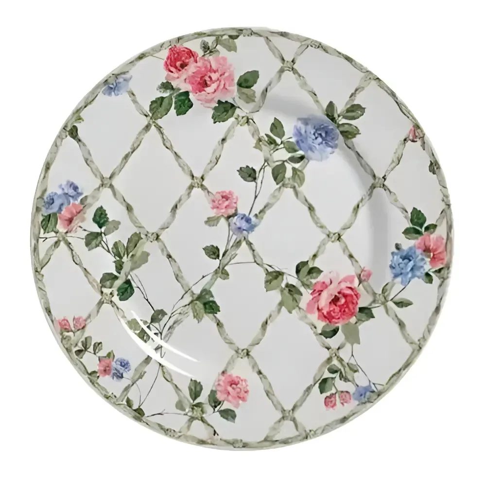 Conjunto 4 Pratos De Sobremesa Romantica Alleanza
