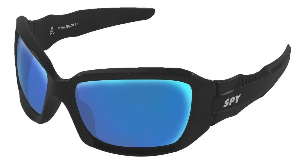 Spy 51 - Madox Preto Fosco Lentes : Azul