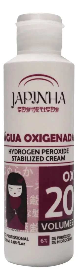 Agua Oxigenada 20 Volumes Japinha Cosméticos 120ml