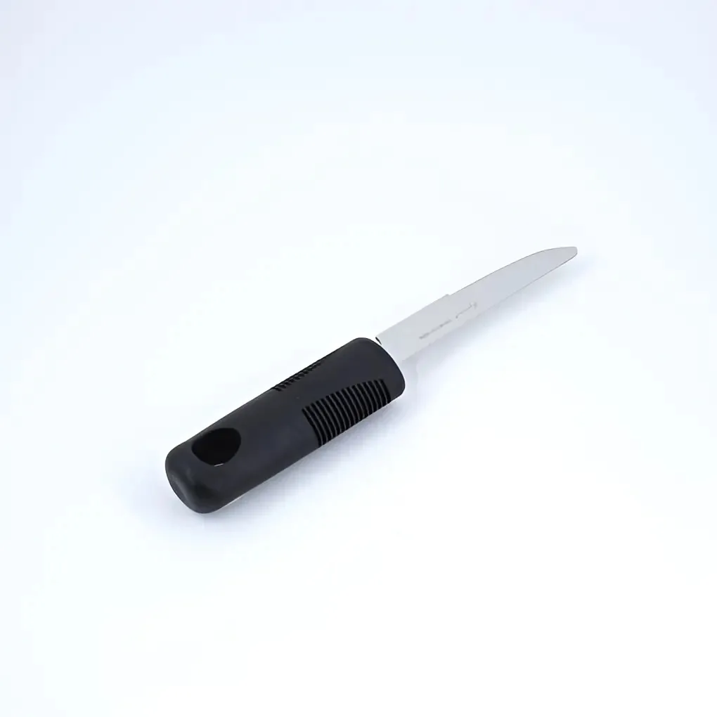 Faca Com Cabo Engrossado Mobilidade Reduzida Longevitech Cor Preto