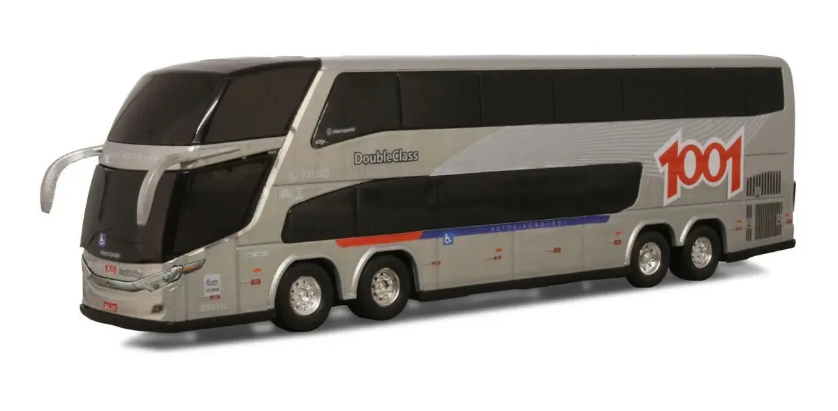 Miniatura De Ônibus Viação 1001 1800 Dd G7
