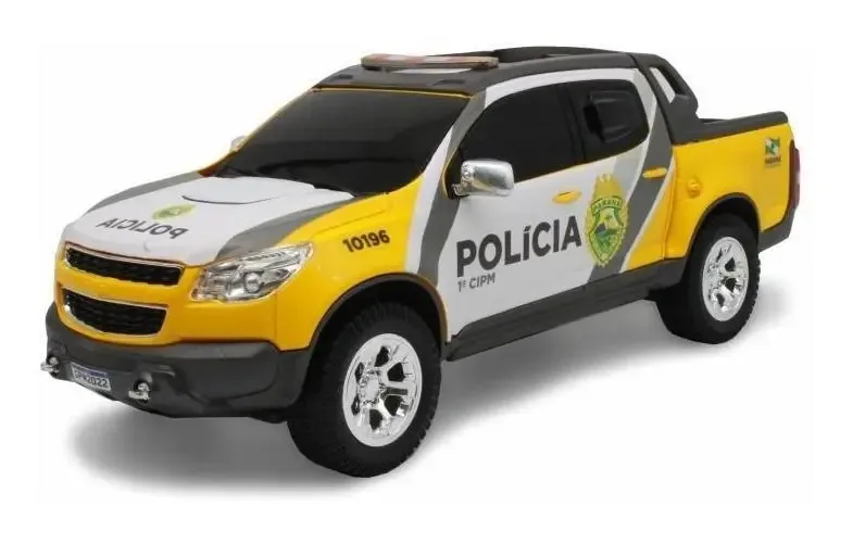 S10 Em Miniatura Viatura Polícia Militar Paraná Pm Pr