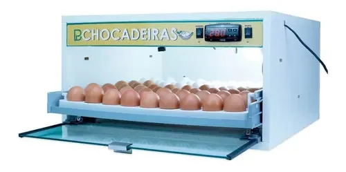 Chocadeira Com Ovoscópio Profissional Elétrica Para 63 Ovos Voltagem