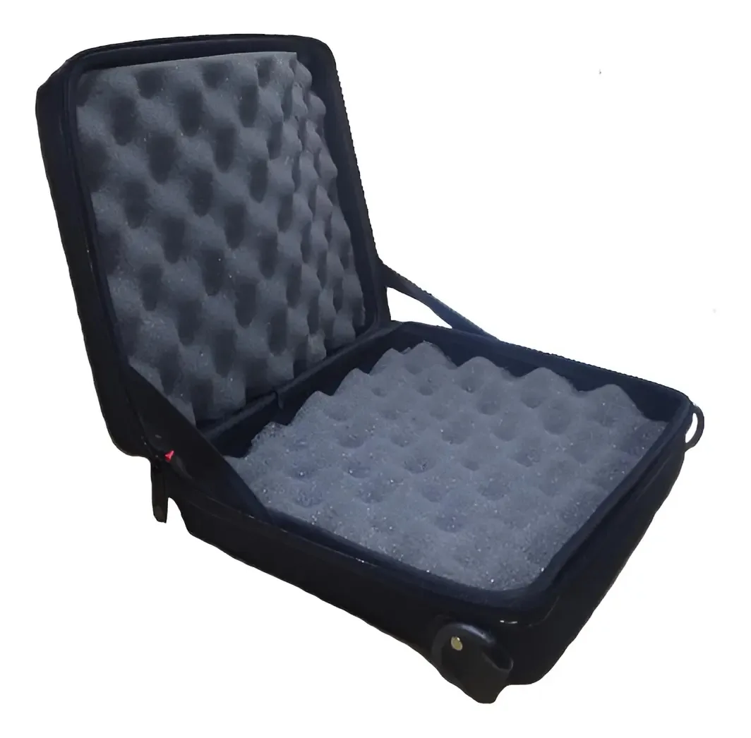 Case Maleta Microfone Sem Fio Cor Preto