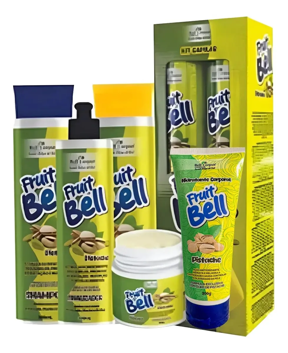 Kit Fruit Bell Pistache Bell Corpus Cosméticos E Hidratante