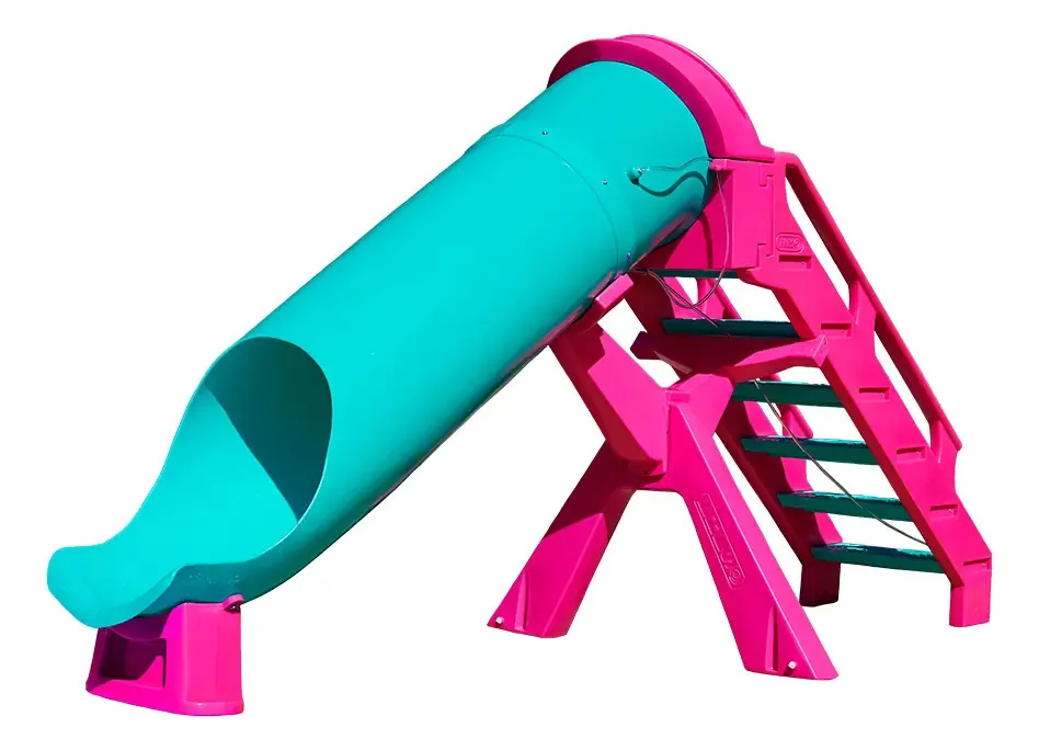 Escorregador Toboágua Plastico Infantil Para Piscina Freso Rosa-chiclete