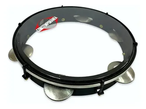 Pandeiro Contemporânea 10 Black 82lbk Pele Transparente