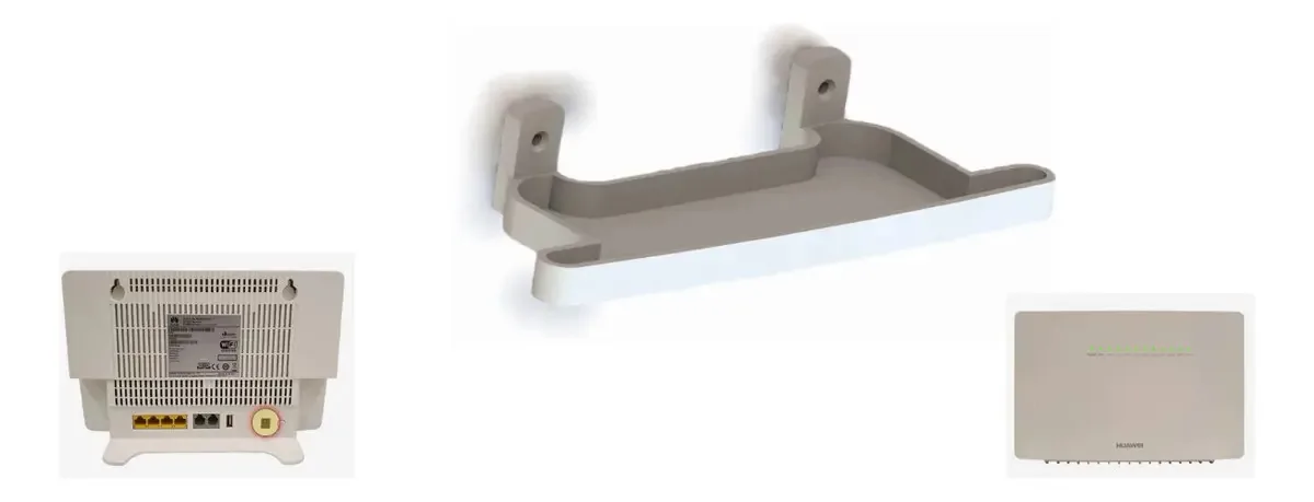 Suporte De Parede Para Roteador Huawei Echolife Hg8245q2 Cor Branco