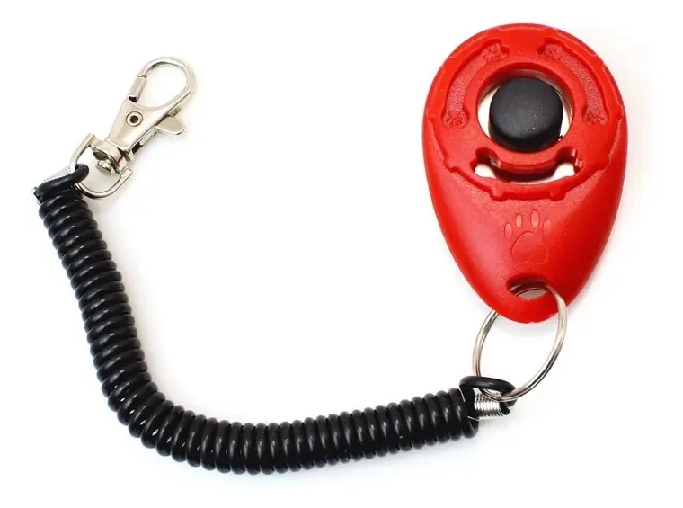 Clicker Adestramento Nypets Vermelho Som Claro para Pets