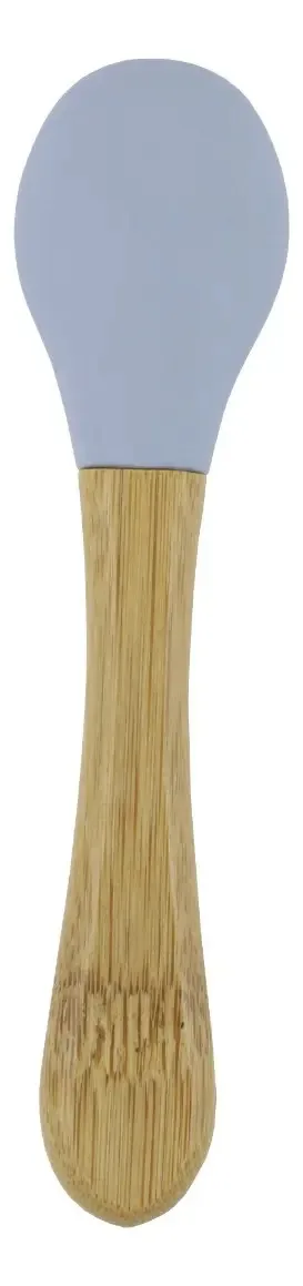 Colher de Bambu e Silicone Clingo