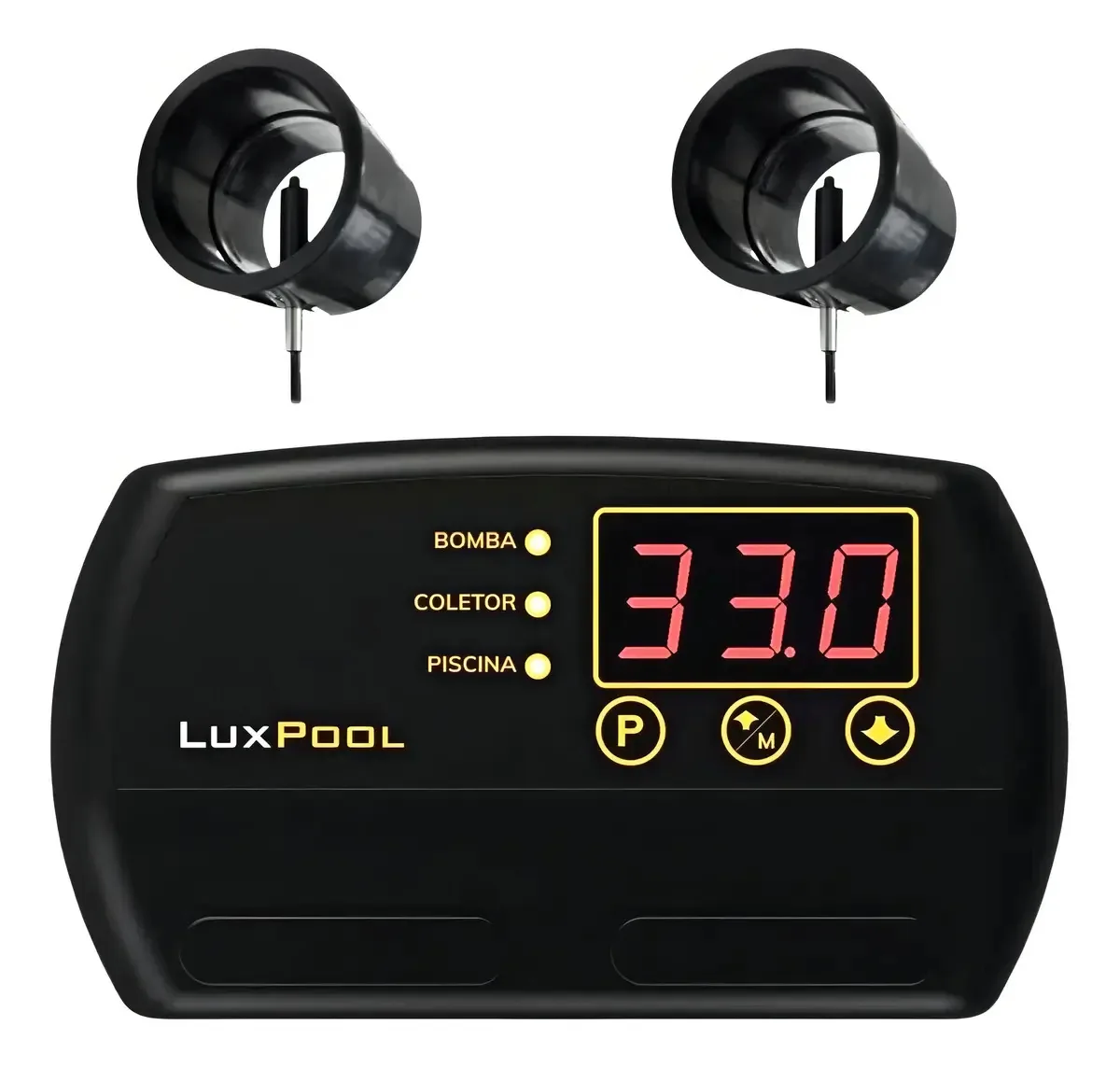 Controlador De Temperatura Piscina Cdt Aquec. Solar + 2 Luva
