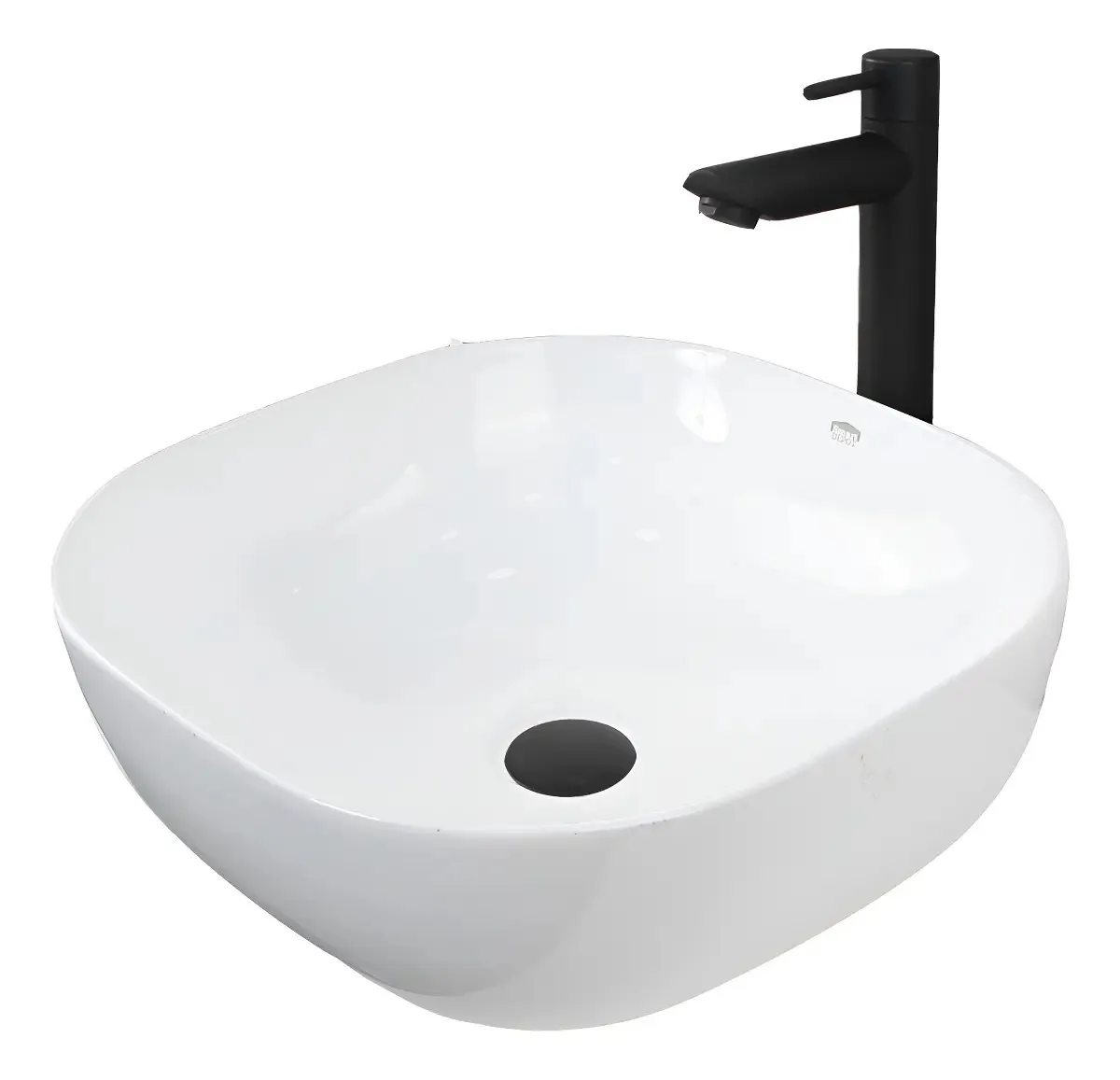 Kit Cuba Moderna C/ Torneira Slim Black E Click