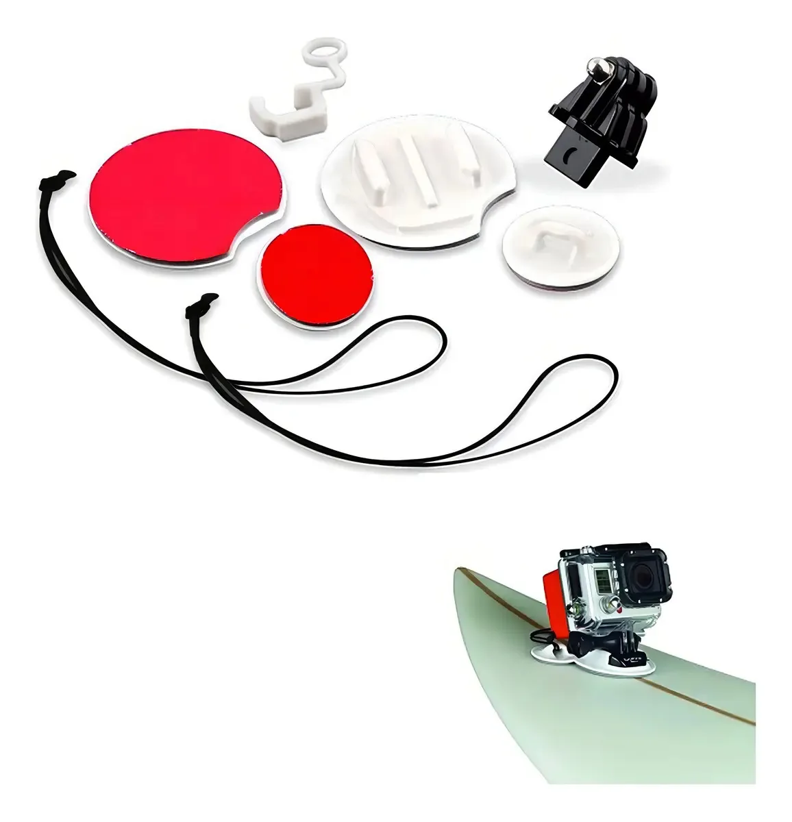 Kit De Fixação Para Pranchas De Surf Na Cor Preta