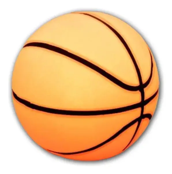 Luminária Bola De Basquete Laranja Basketball Abajur Grande