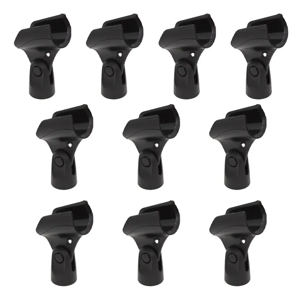 Kit 25 Suportes Para Microfones Sem Fio B18a Onyx Cor Preto