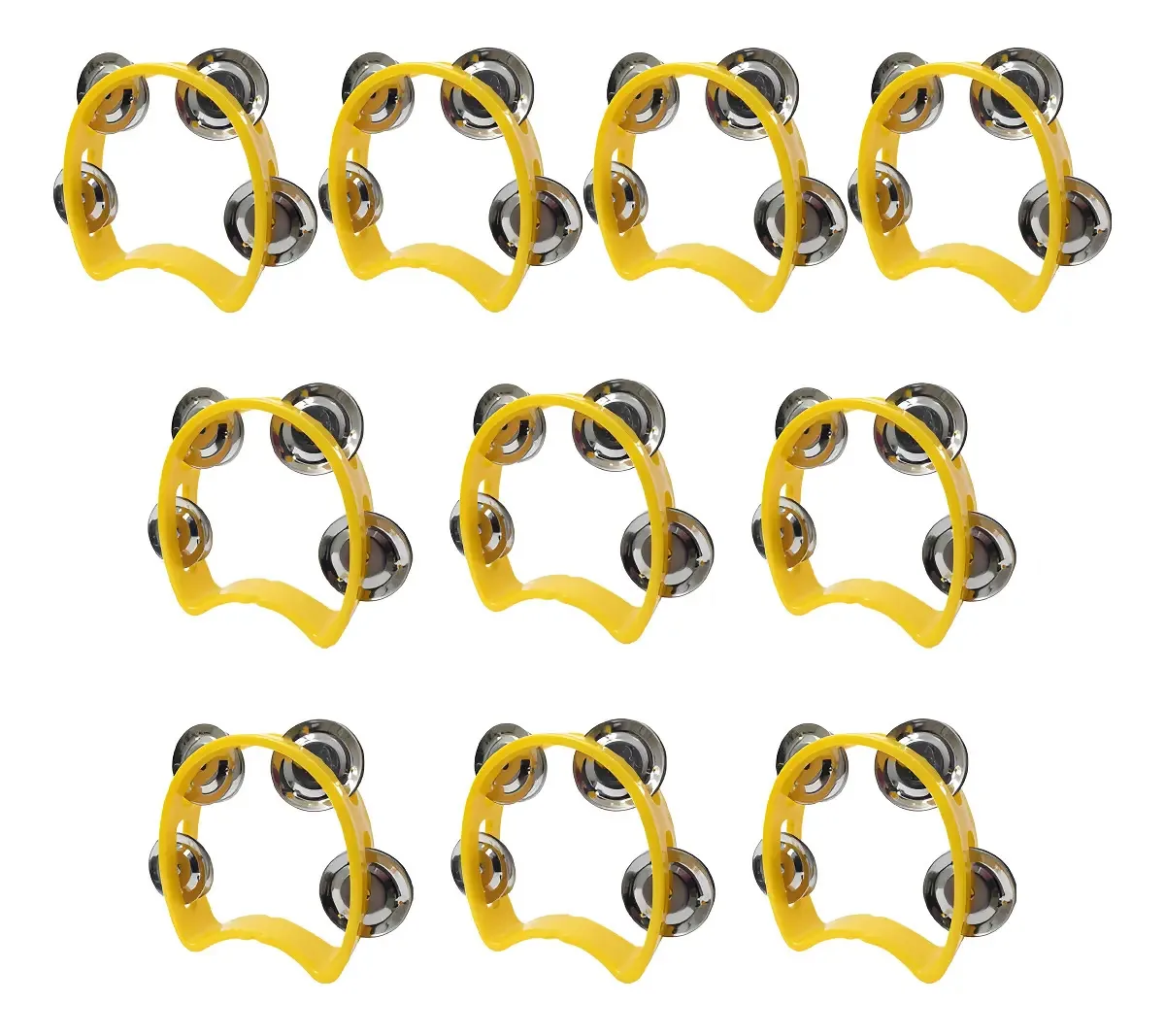 Kit 25 Pandeiros Meia Lua Infantil Amarelo New York