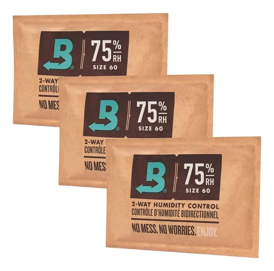 Boveda Sache Umidificador Charutos 75% 60g Kit C/3un