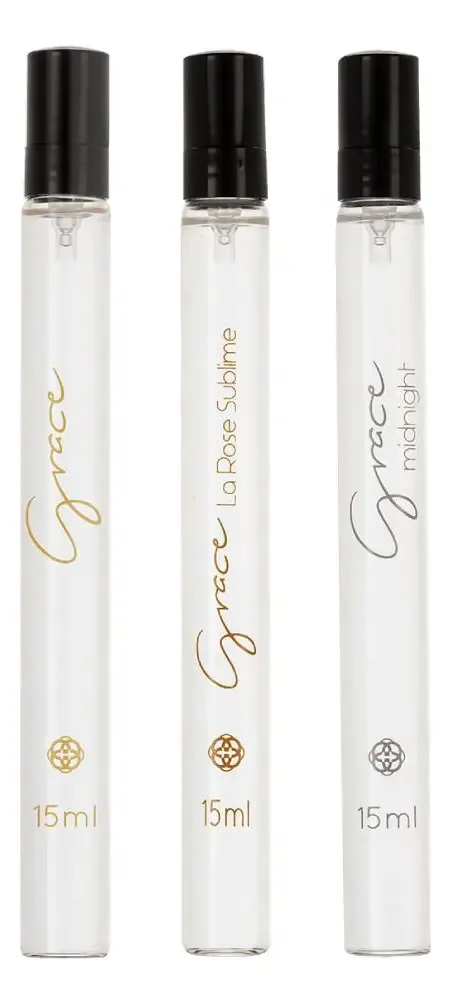 3 Perfumes De Bolsa Pockets Grace Hinode 15ml