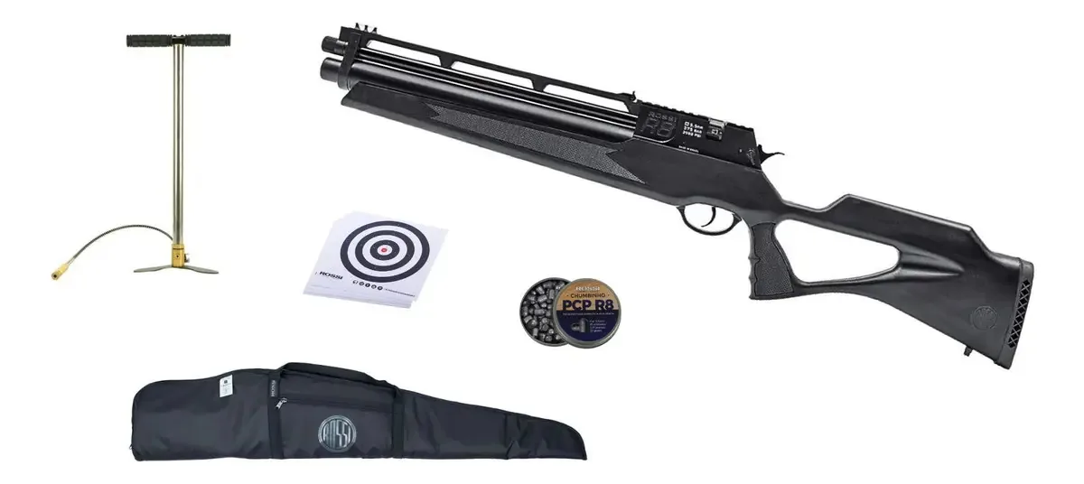 Carabina Pcp R8 Short 5.5mm Rossi Espingarda Chumbinho