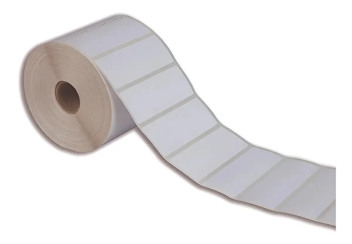 Etiqueta 80x30mm Bopp Para Congelados - Rolo C/ 909 Cor Branco