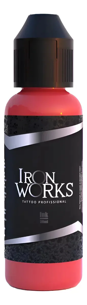 Tinta Iron Works 30ml - Cor Vermelho Claro
