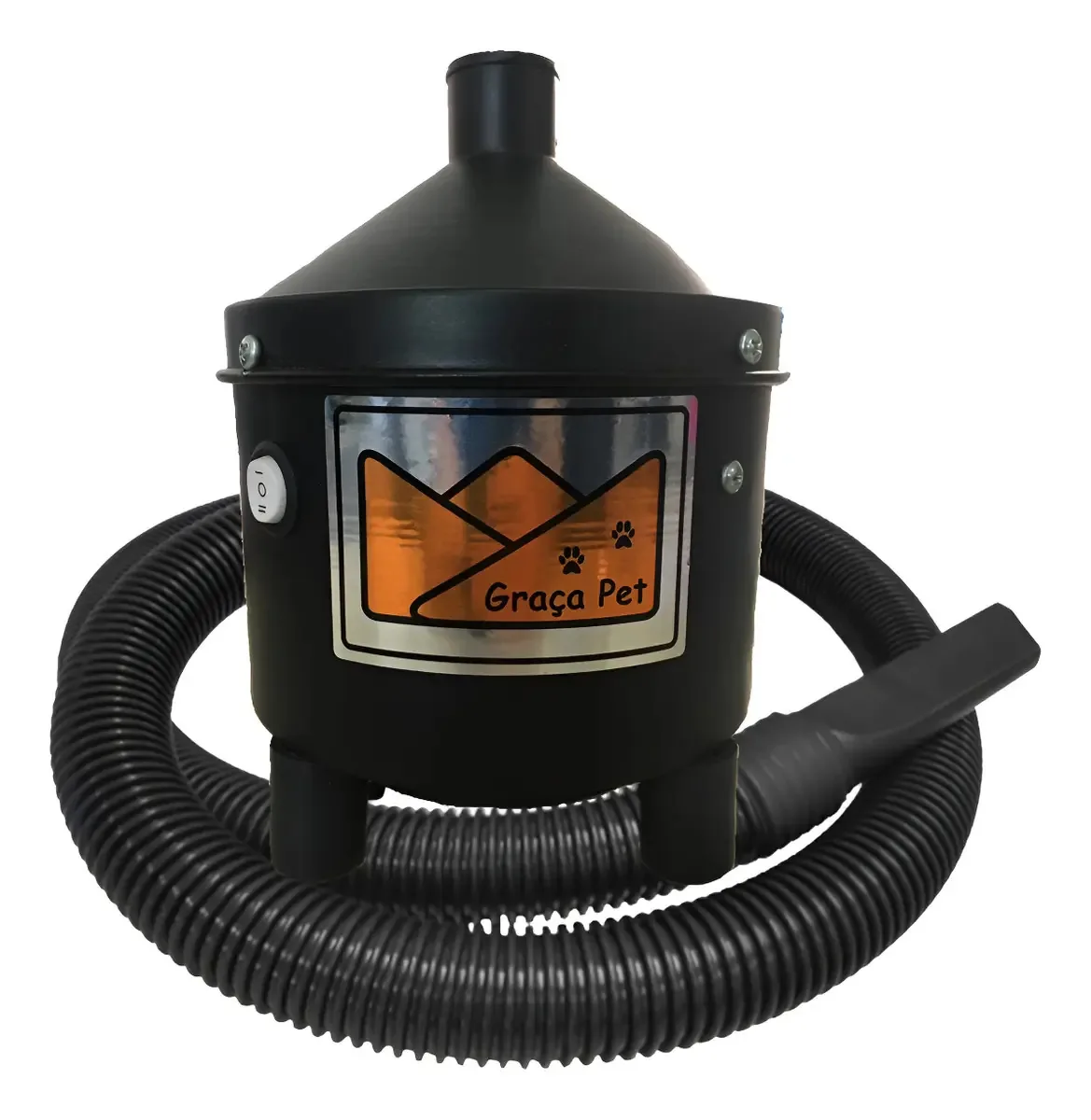 Soprador Profissional Graça Pet 1000W Portátil Petshop Banhotosa