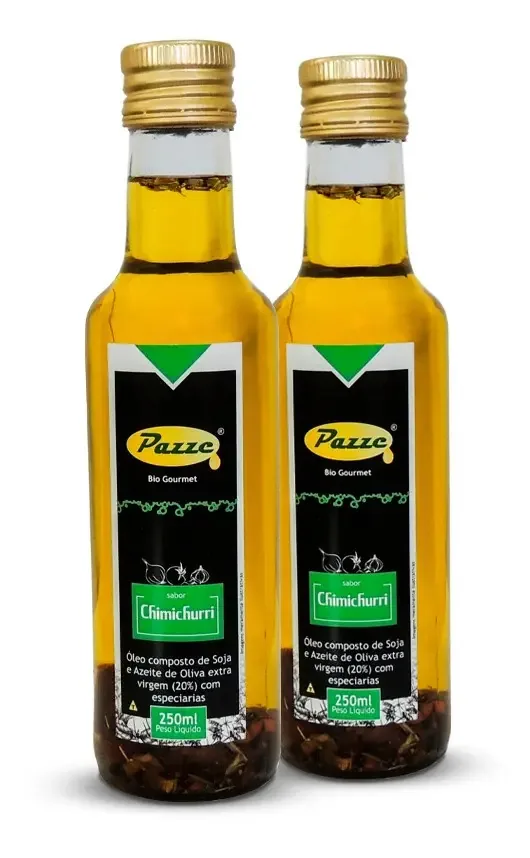 Kit 2 Óleo Saborizado Chimichurri Pazze 250ml