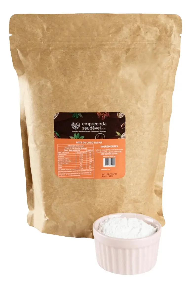 Leite de Coco em Pó Chocolife para Receitas Zero Açúcar e Lácteos - 1 kg