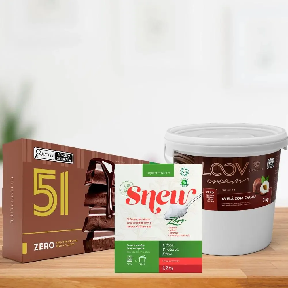 Kit Receita Bolinho Cremoso De Avelã Com Calda - Chocolife