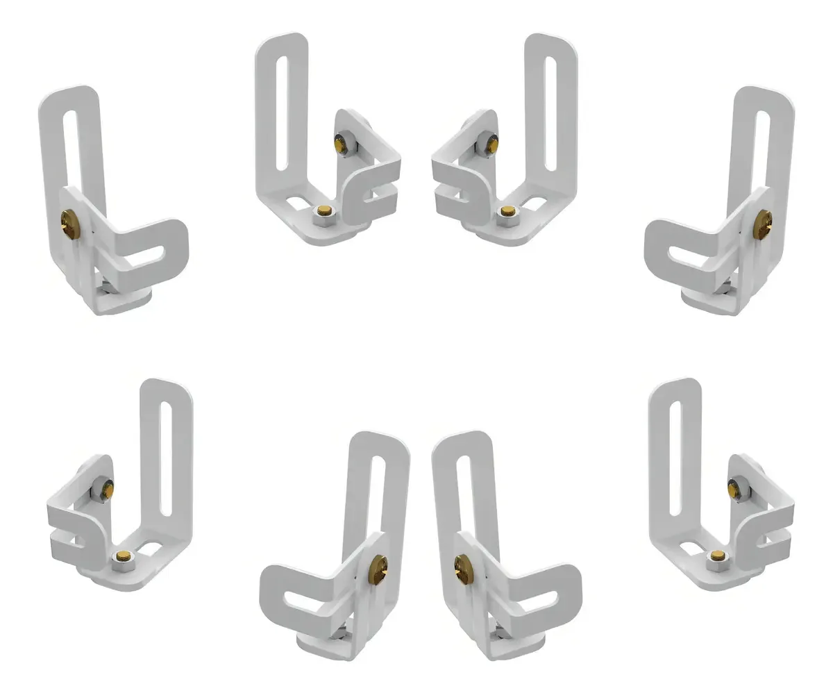 Suporte Multiforma Home Theater Caixa Som Articulado Branco 2 Kg Parede