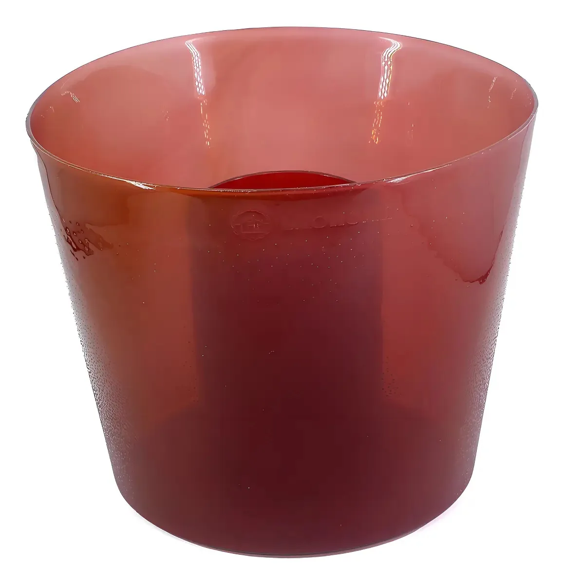 Balde De Gelo Com Separação Entre Garrafa E Gelo Lilohome Cor Vinho