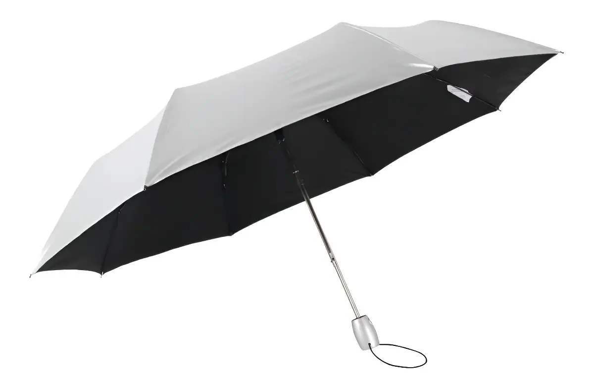 Sombrinha Fazzoletti Proteção Solar Blackout Ultra Block Aut Cor Preto