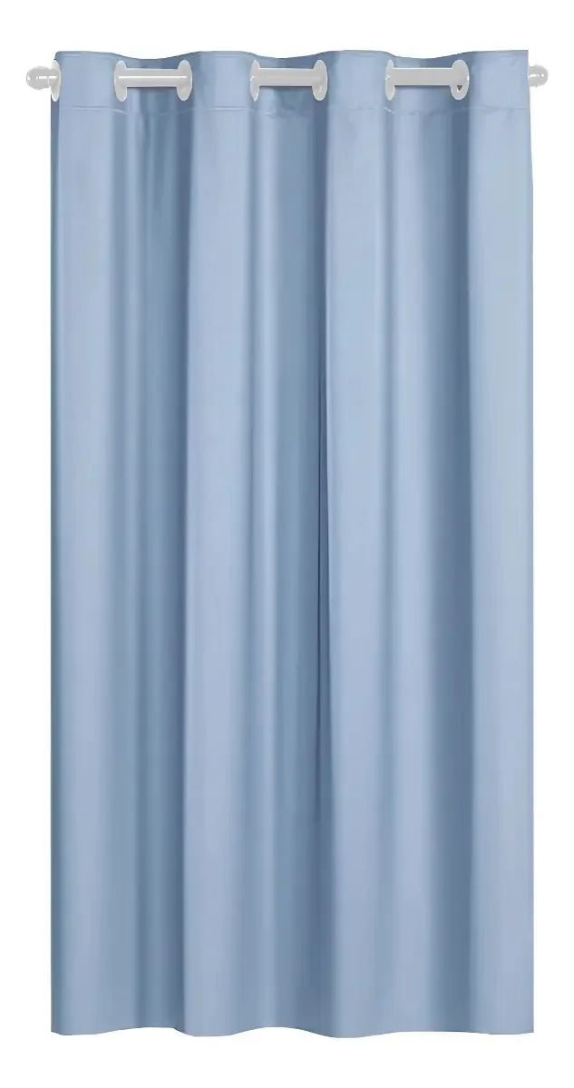 Cortina Blackout De Pvc 1,40m X 1,60m Azul Cor Cortina Azul