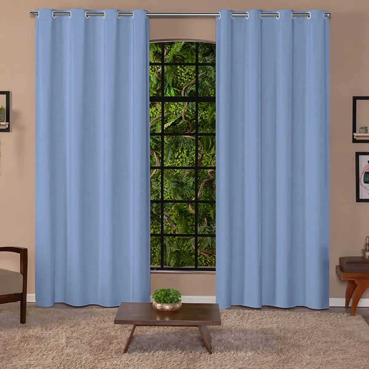 Cortina Blackout Blecaute Veda Luz 2,80x2,00 Cor Azul