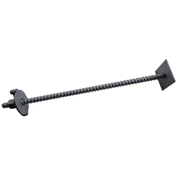 10 Barra Ancoragem 5/8 90cm Completa Com Porca + Flange