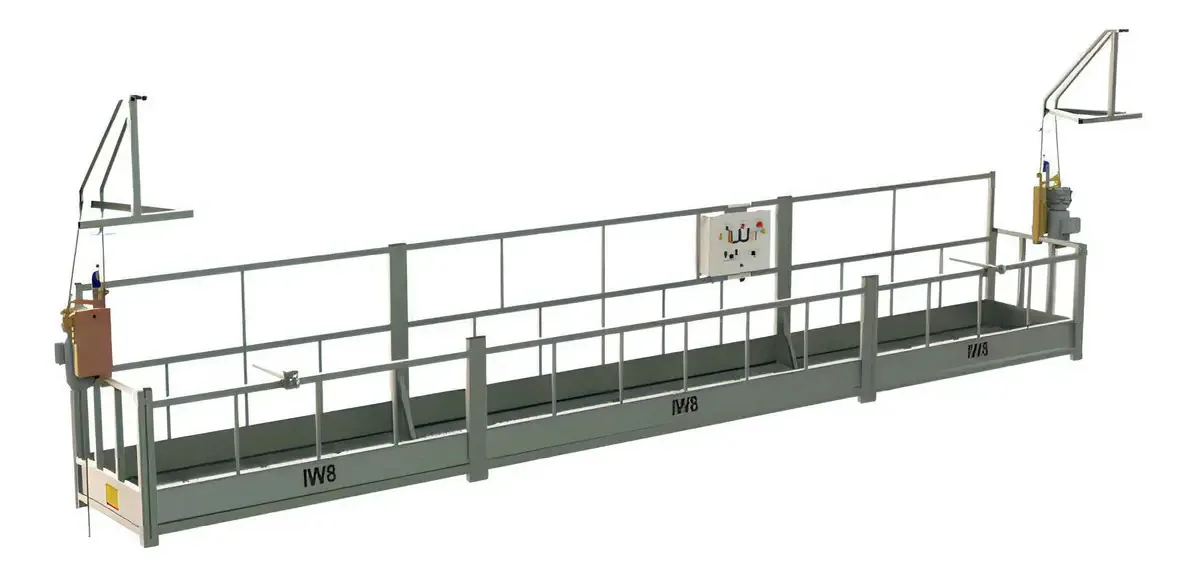 Andaime Suspenso Balancim Elétrico 7m X 90cm 4x30m Cabo Aç