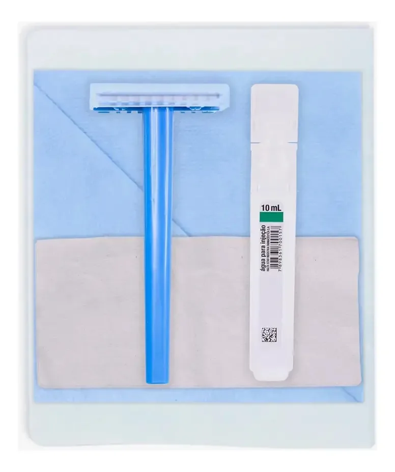 Kit Tricotomia Descartável Não Estéril
