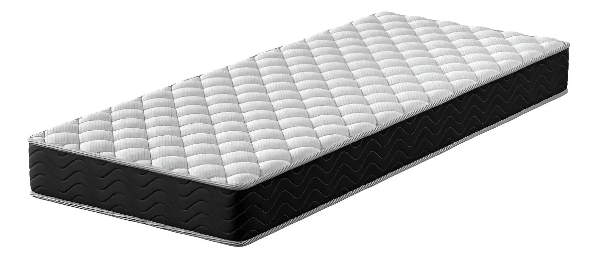 Colchão Solteiro Howie Espuma D28 (17x78x188) Preto E Branco
