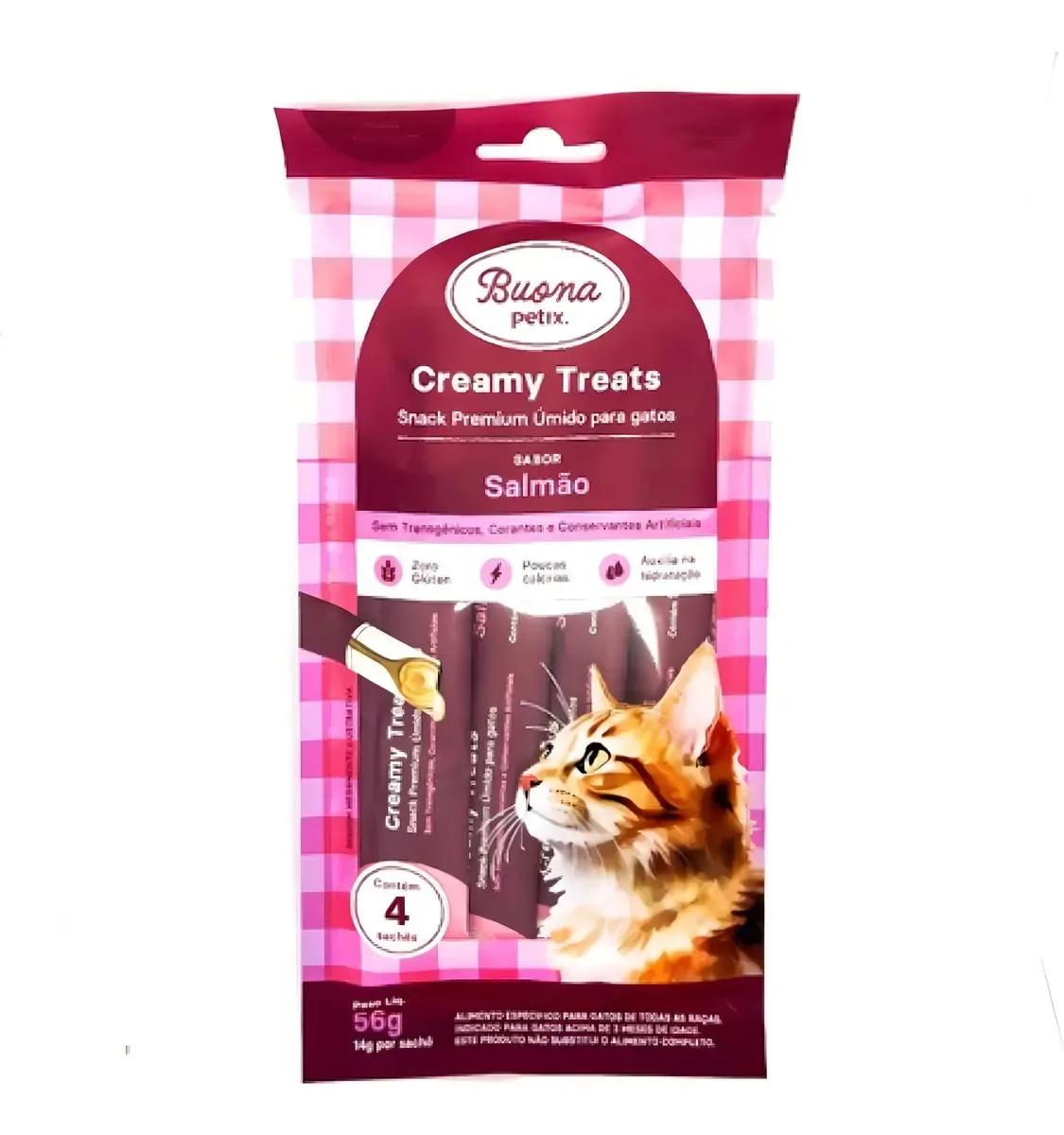 Petix Buona Creamy 56 Salmao C/4 Unid