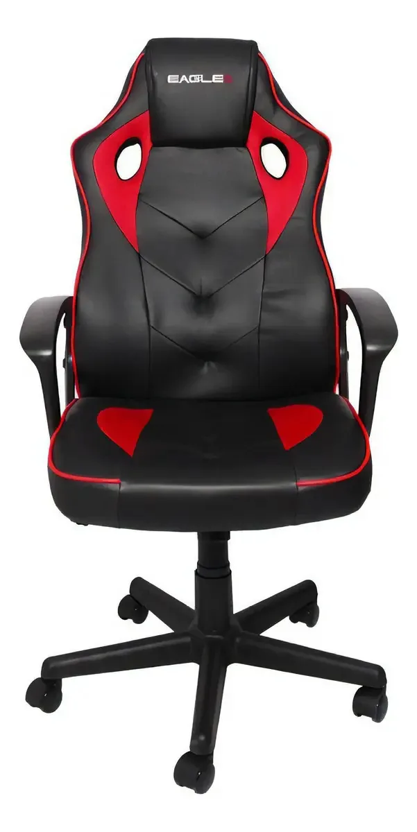 Cadeira Gamer Profissional Giratória 150kgs Vermelha