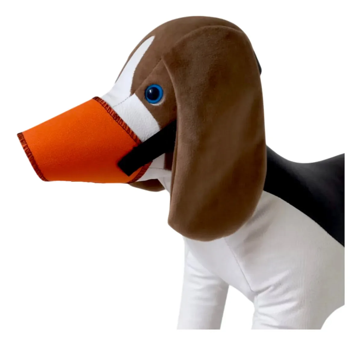 Kit Focinheira Nylon 5pçs Para Cães Cachorro Pet Ajustavél Cor Laranja