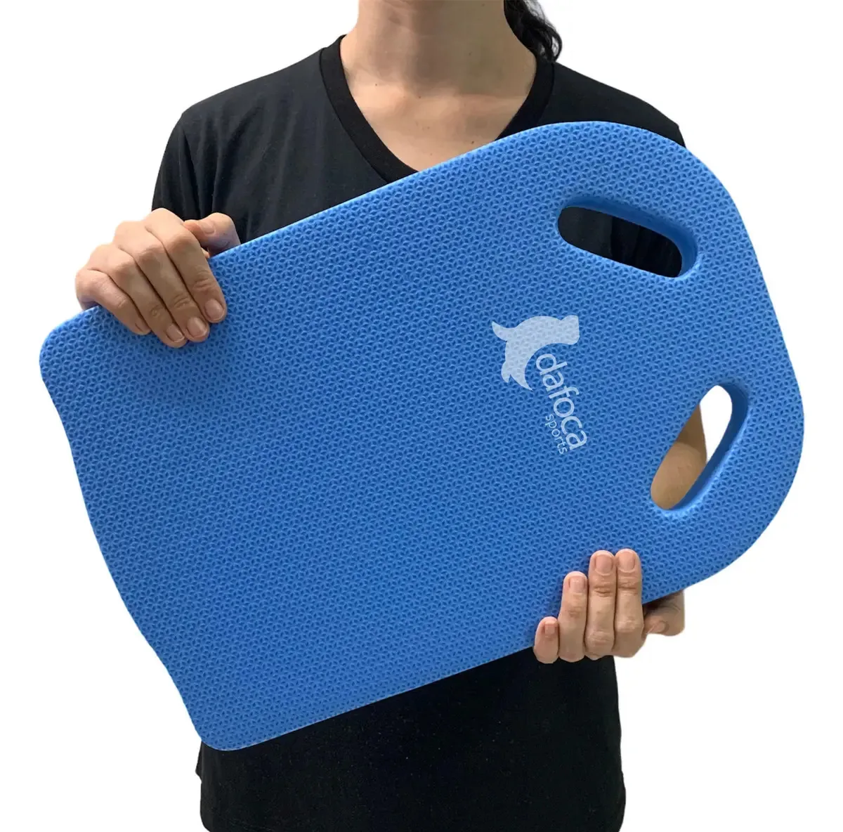 Prancha de Natação Dafoca Sports Tradicional em EVA Azul Para Treino