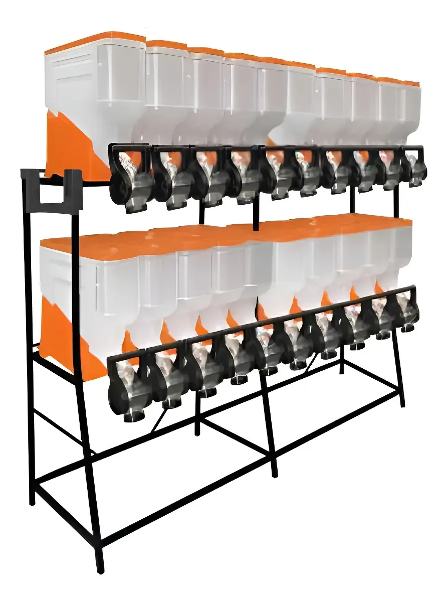 Dispenser Porta Cereais 20 Módulos 20l Plastpenser Cor Laranja