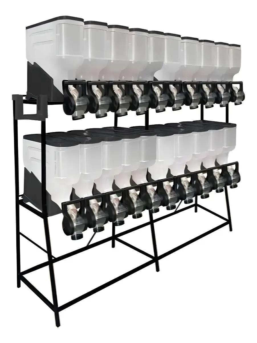 Dispenser Porta Cereais 20 Módulos 20l Plastpenser Cor Preto