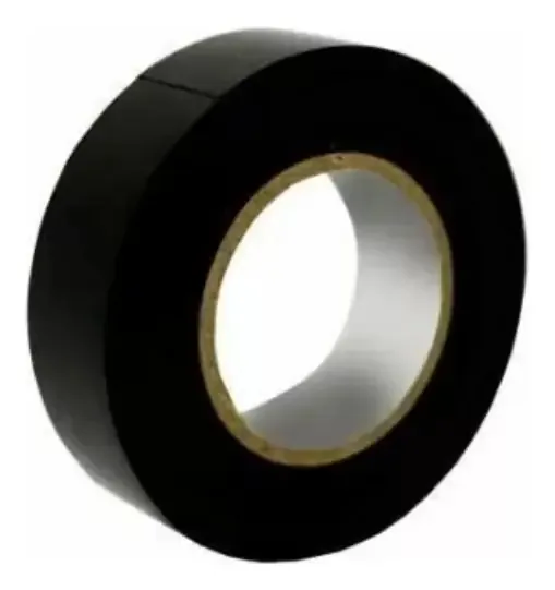 Kit Com 4 Unidades Fita Isolante Racrafi 10m 19mmx0,13mm Preta Brilhante