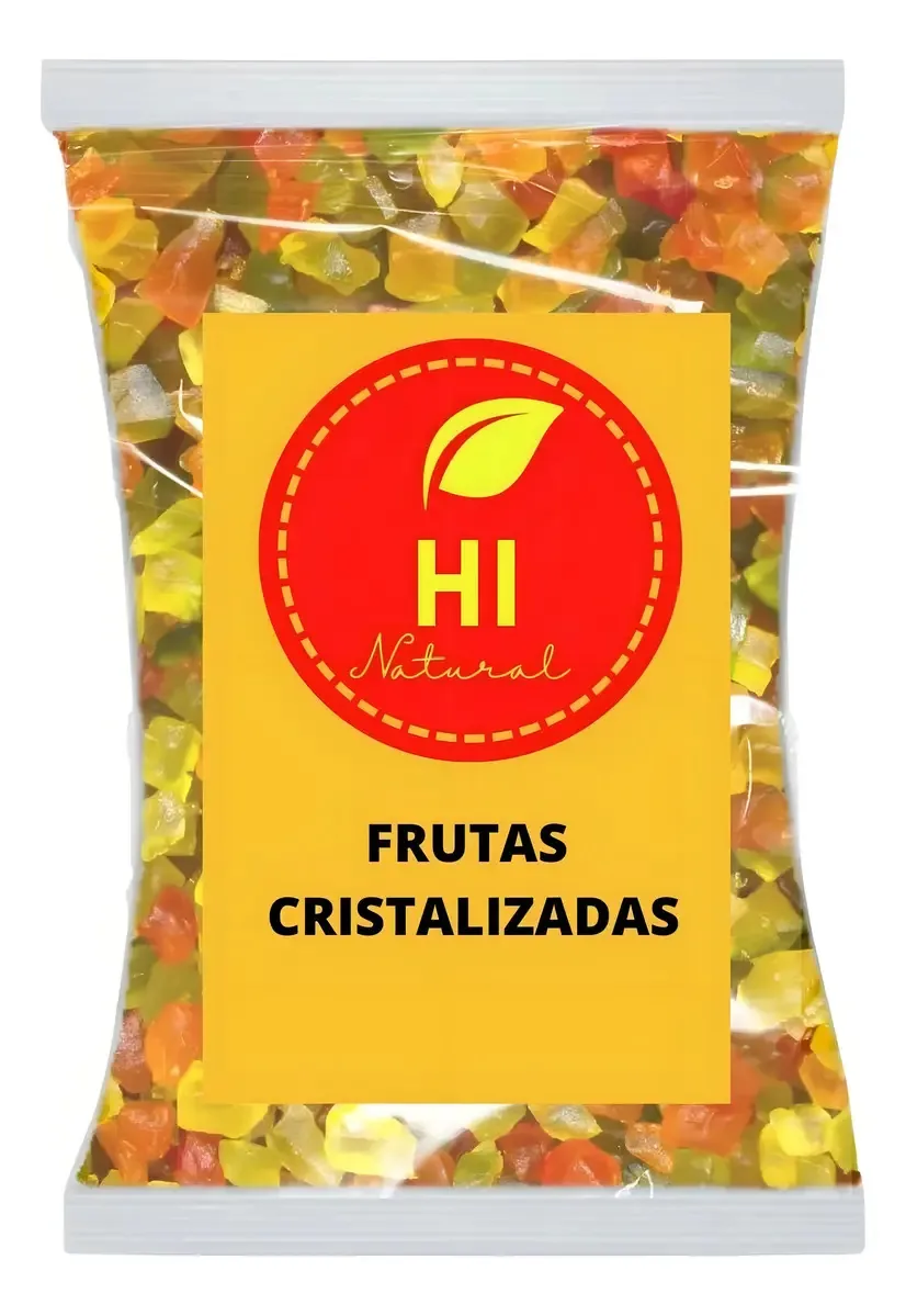 Frutas Cristalizadas 1 Kg - Hi Natural