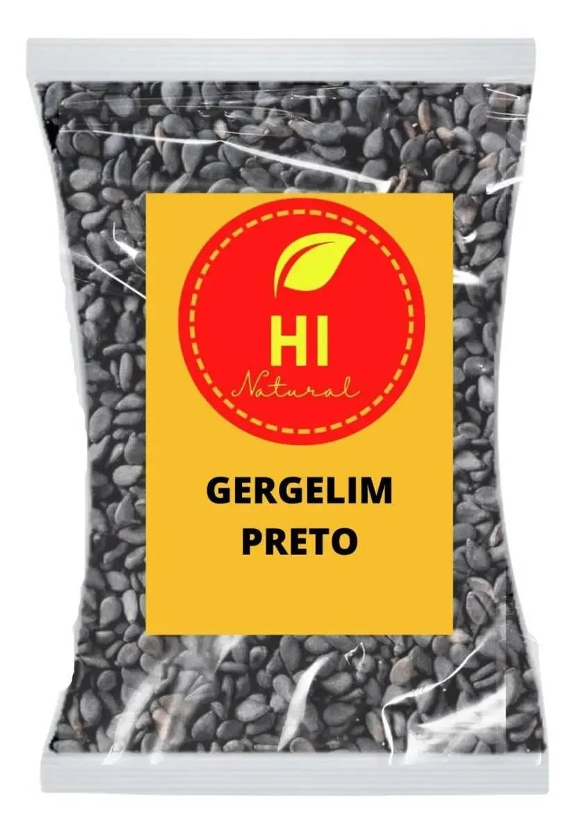 Gergelim Preto 250g - Hi Natural