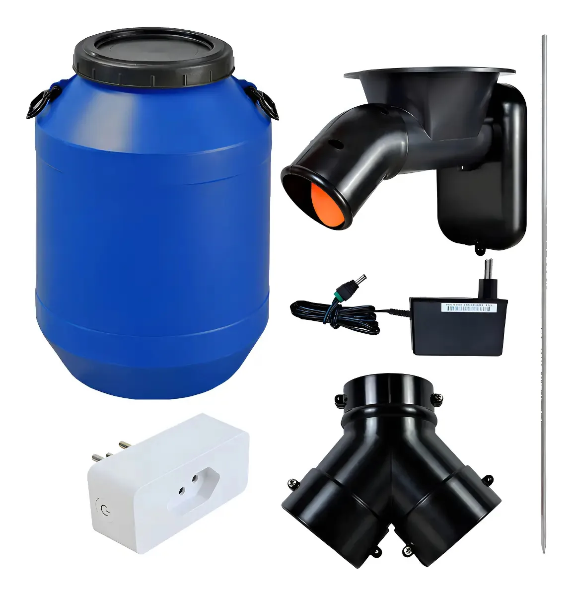 Alimentador Automático 50L DF88 Wi-Fi Dose Programável Cães Gatos Cavalos