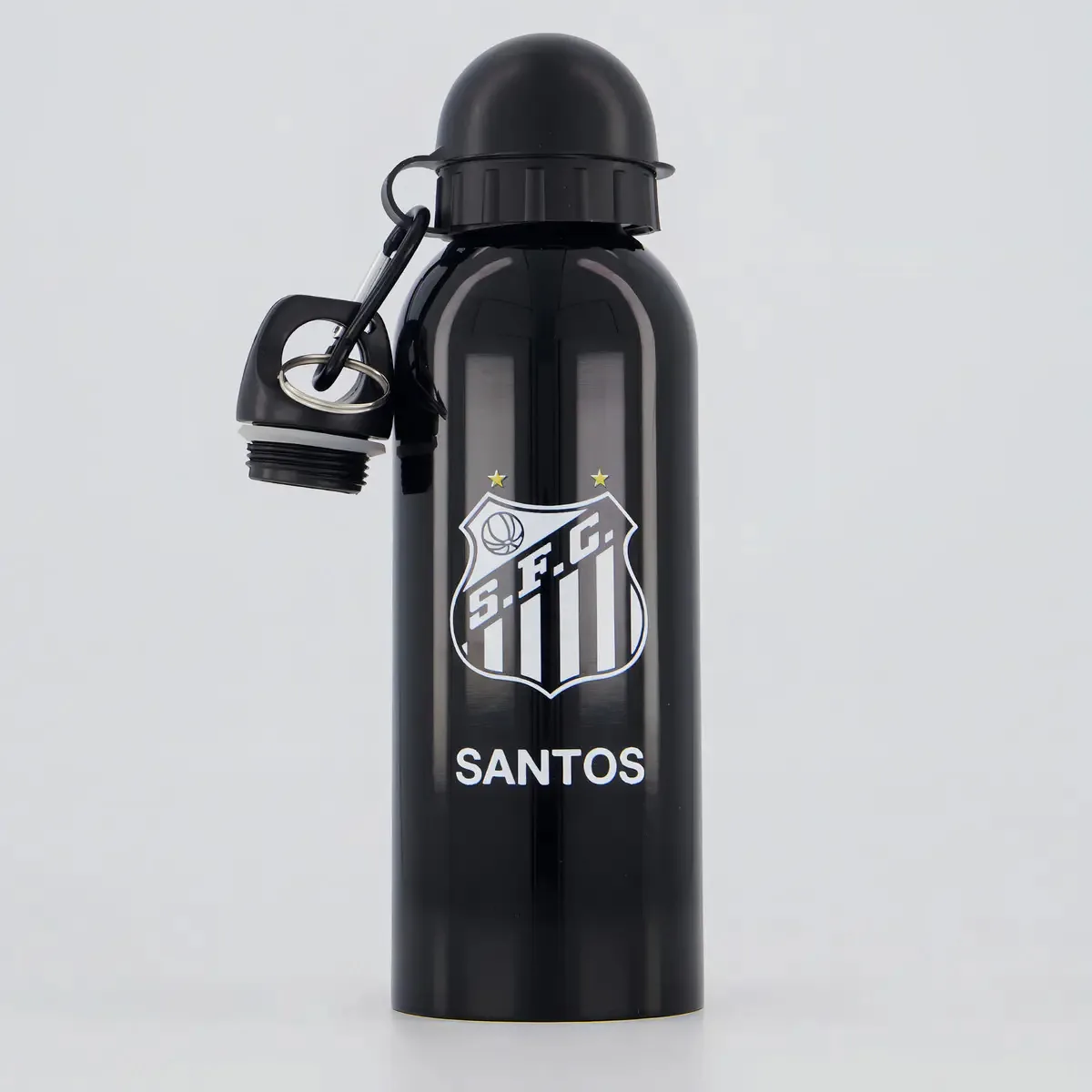Garrafa Santos Metal Preta
