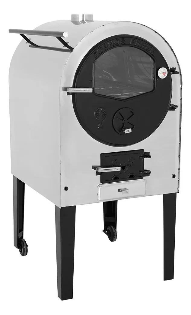 Forno A Lenha Inox Fornos Pinhal Grande Assa Carnes e Pães 35kg